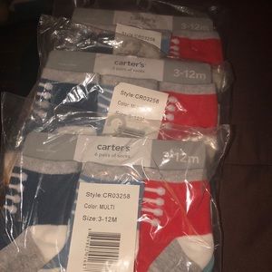 Carters socks for babies!! All three for 10$